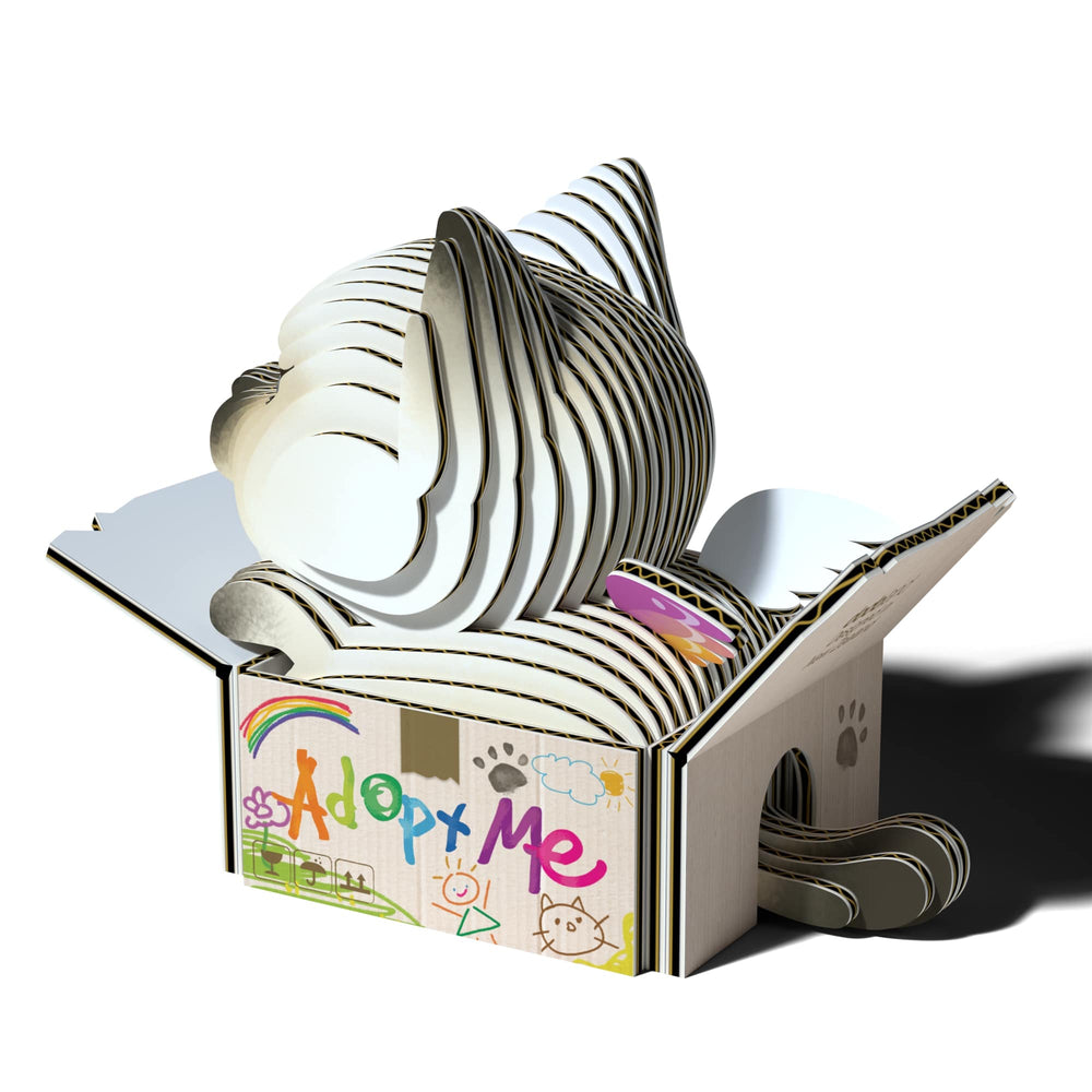 Öko-Puzzle 3D – Siamkatze Mocha - Tublu.de