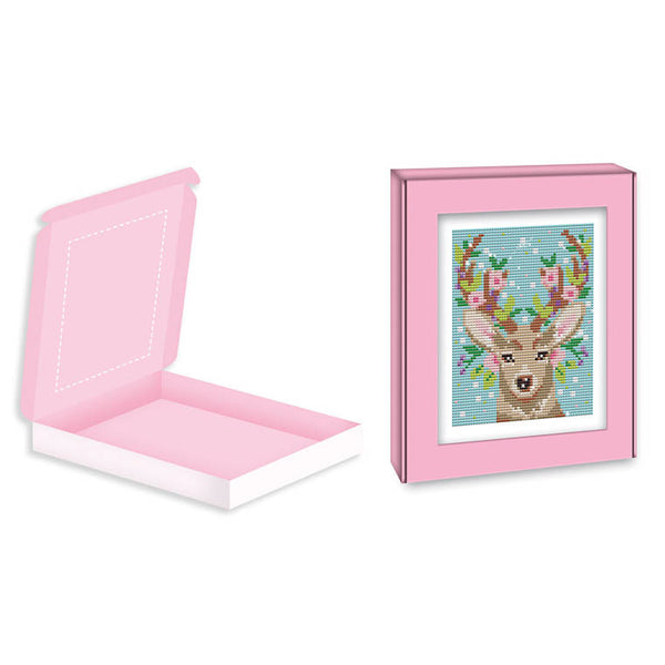 Kreativset für Diamantstickerei – Hirsch 8+