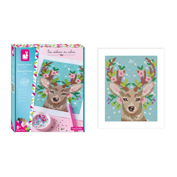 Kreativset für Diamantstickerei – Hirsch 8+