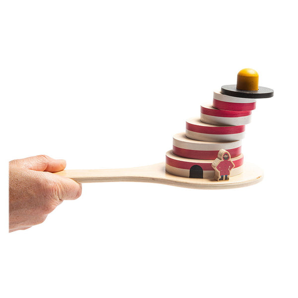 Holz-Geschicklichkeitsspiel – Laternenläufer-Rennen