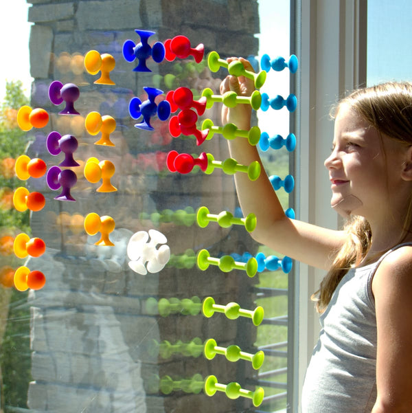 Saugnapf-Bausteine Squigz Delux 44 Teile