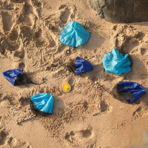 Geschicklichkeitsspiel – Fallschirme auf der Insel