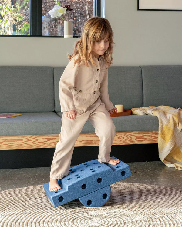 Kreative Bausteine zur Förderung der Grobmotorik Curiosity Set – blau 10 in 1 - Tublu.de