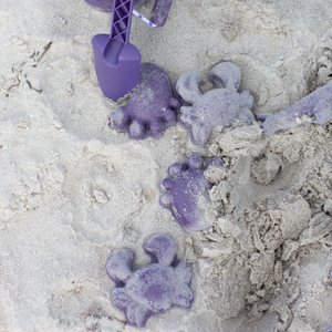Silikon-Sandförmchen, 4 Stück - Violett - Tublu.de