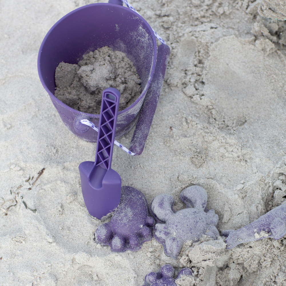 Zusammenklappbarer Eimer für Wasser und Sand – Violett - Tublu.de