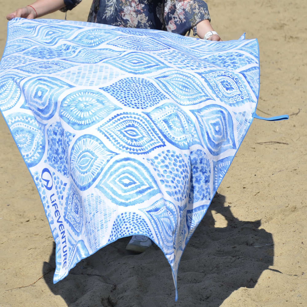 Schnelltrocknendes Handtuch SoftFibre Recycled – Santorini 150 x 90 cm