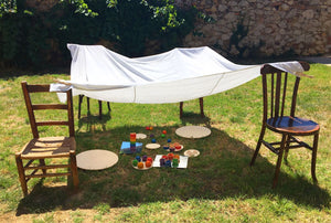 Set mit 4 Holzklammern