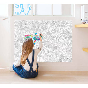 Riesiges Malbuch – Tierwelt 100 x 70 cm - Tublu.de