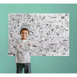 Riesiges Malbuch – Surf & Skate 100 x 70 cm - Tublu.de