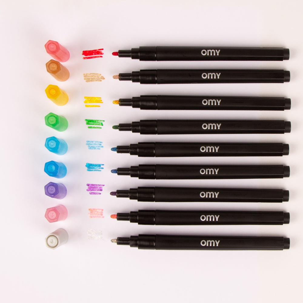 Marker - Glitter 9 Stk. - Tublu.de