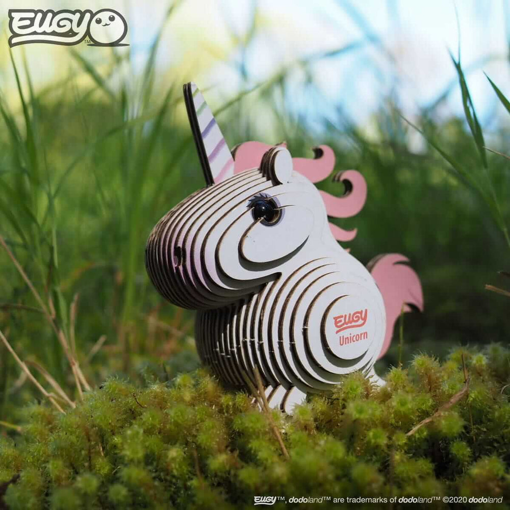 Öko-Puzzle 3D – Rosa Einhorn - Tublu.de