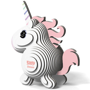 Öko-Puzzle 3D – Rosa Einhorn - Tublu.de
