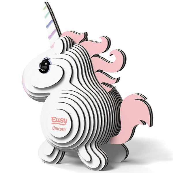 Öko-Puzzle 3D – Rosa Einhorn - Tublu.de
