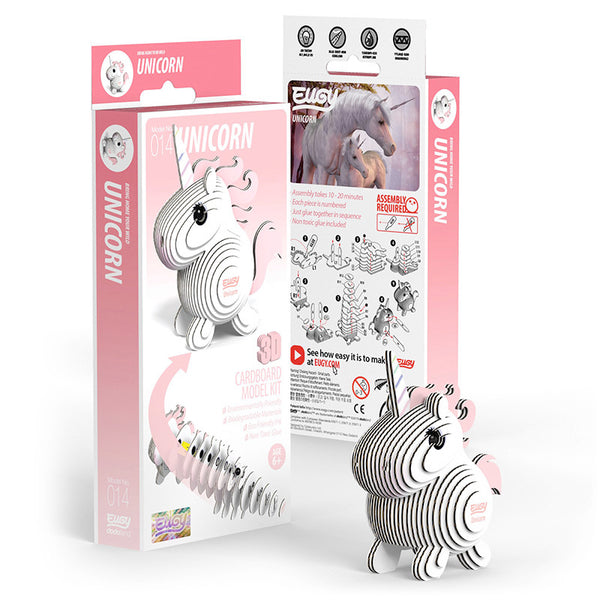 Öko-Puzzle 3D – Rosa Einhorn - Tublu.de