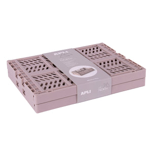 Set faltbare Kisten M – Beige 2 Stück - Tublu.de