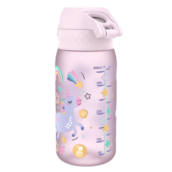 Trinkflasche für Kinder 400 ml - Einhörner
