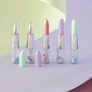 Kugelschreiber in Form eines Lippenstifts – Lavendel