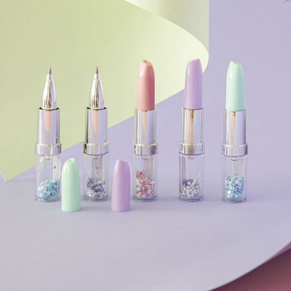 Kugelschreiber in Form eines Lippenstifts – Mint