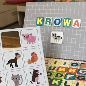 Magnetisches Puzzle – Buchstaben - Tublu.de