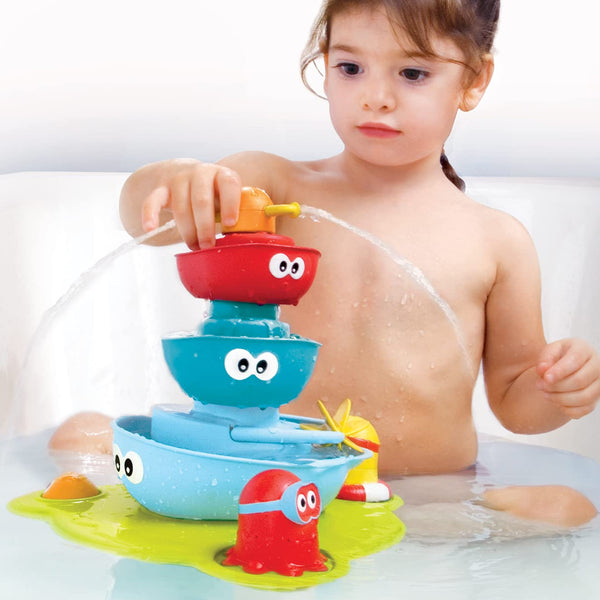 Badespielzeug – Springbrunnen mit Booten