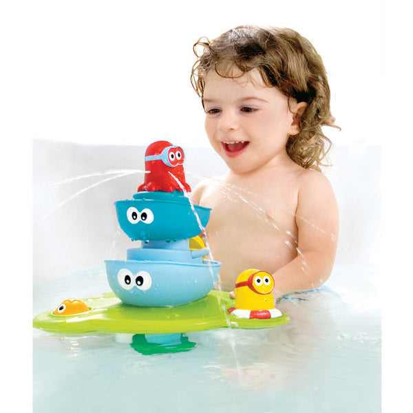Badespielzeug – Springbrunnen mit Booten