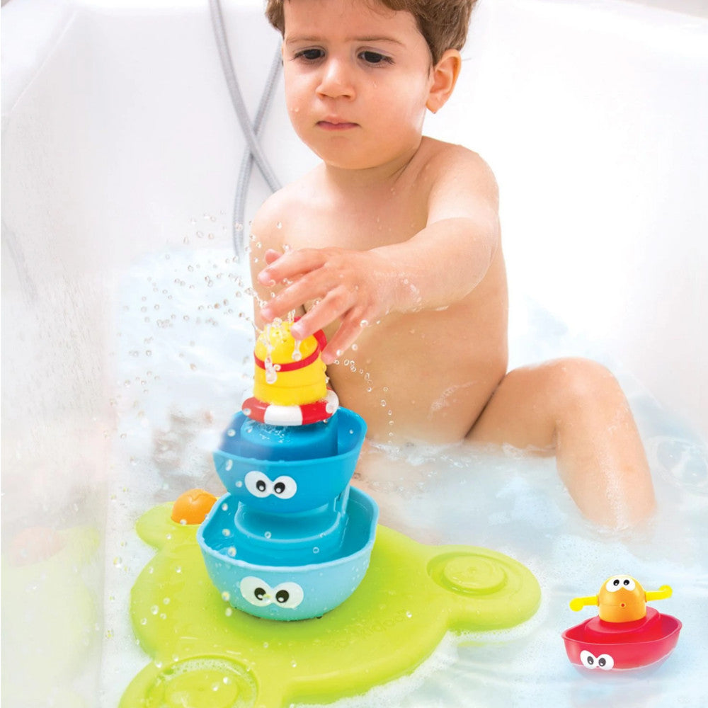 Badespielzeug – Springbrunnen mit Booten