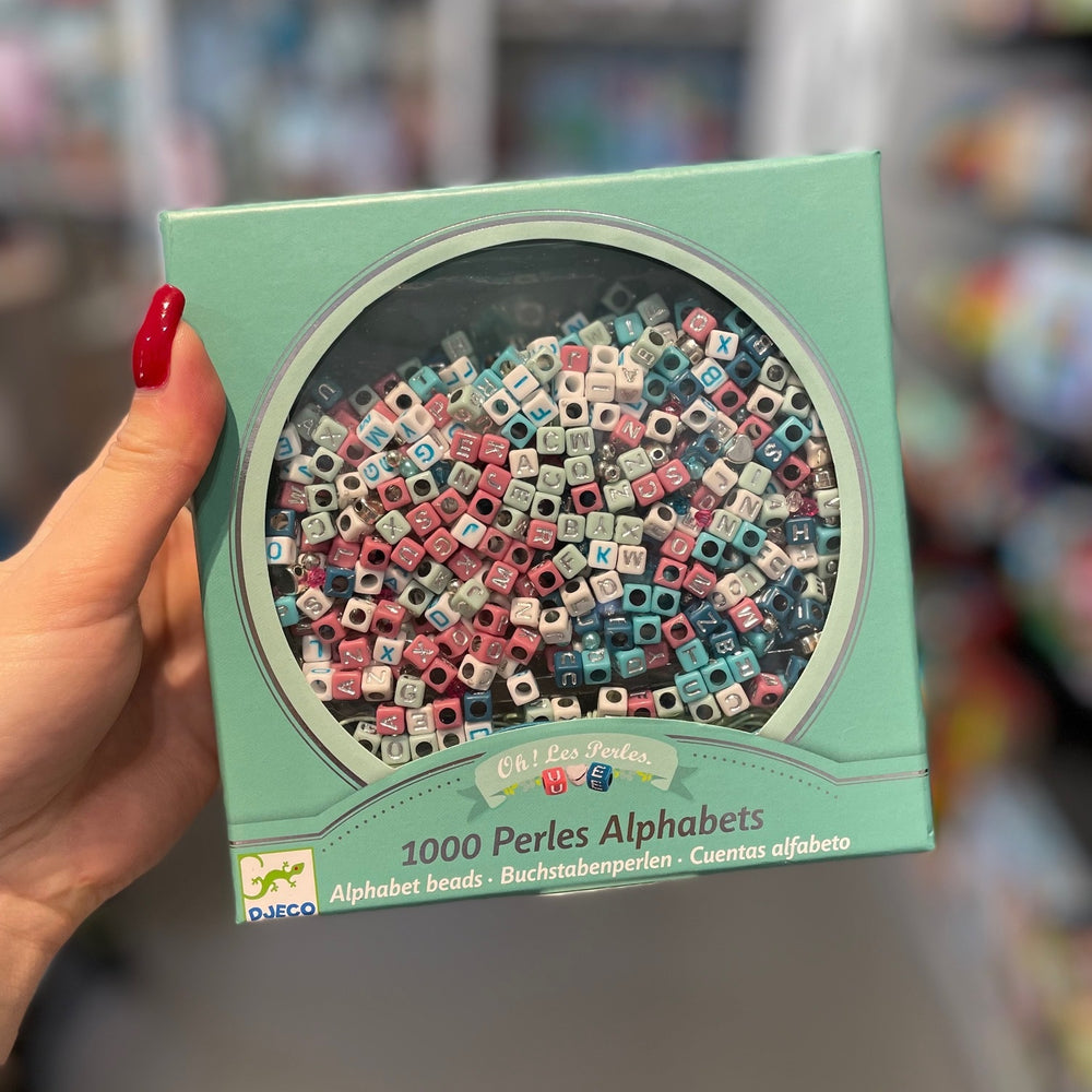 Set zum Basteln von Schmuck - Silberne Buchstaben - Tublu.de