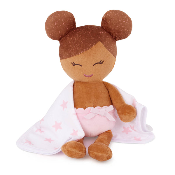 Badepuppe Bath Doll Babi mit braunen Haaren