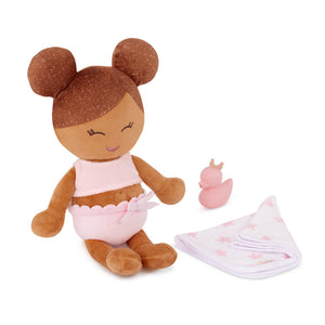 Badepuppe Bath Doll Babi mit braunen Haaren