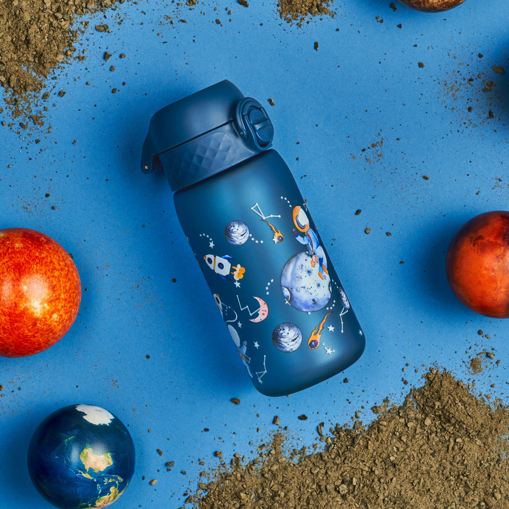 Trinkflasche für Kinder 400 ml - Weltraum