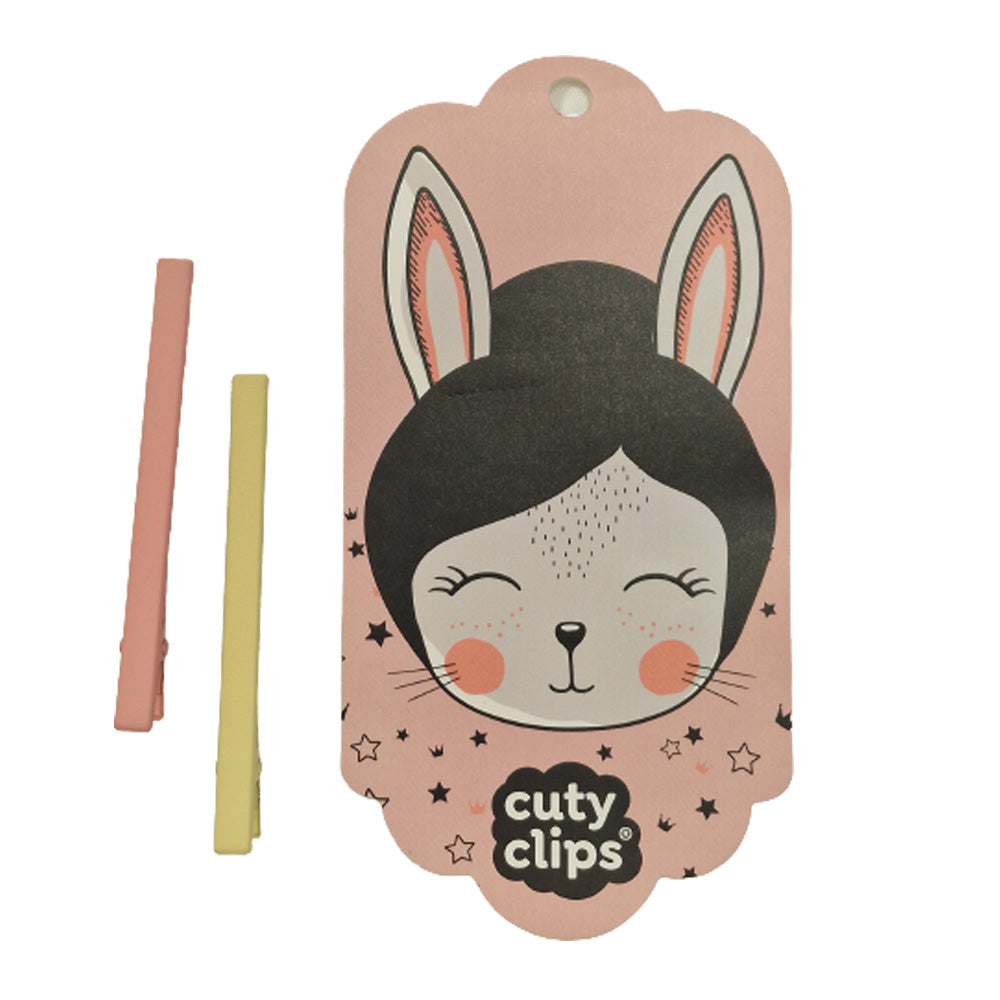 Haarclips Cuty Clips - Moon Rabbit Gelb-Pink
