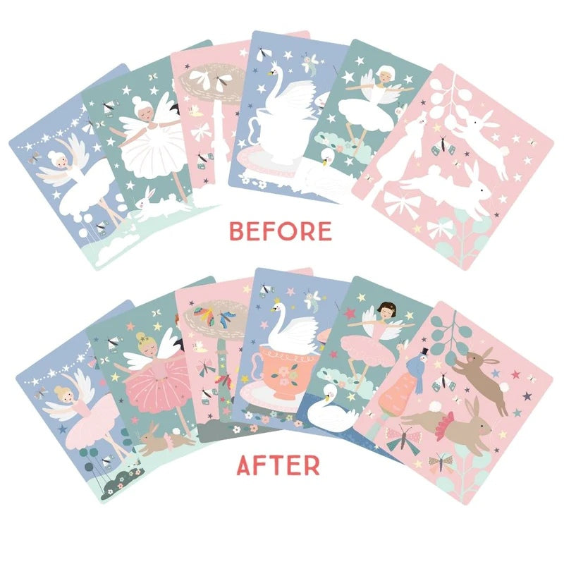 Magiczne kolorowanki wodne z podpórką Floss&Rock - Baletnice - Tublu.de