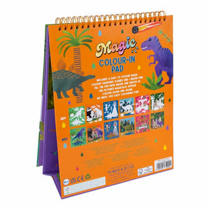 Magisches Aquarellbuch mit Unterstützung - Dinosaurier