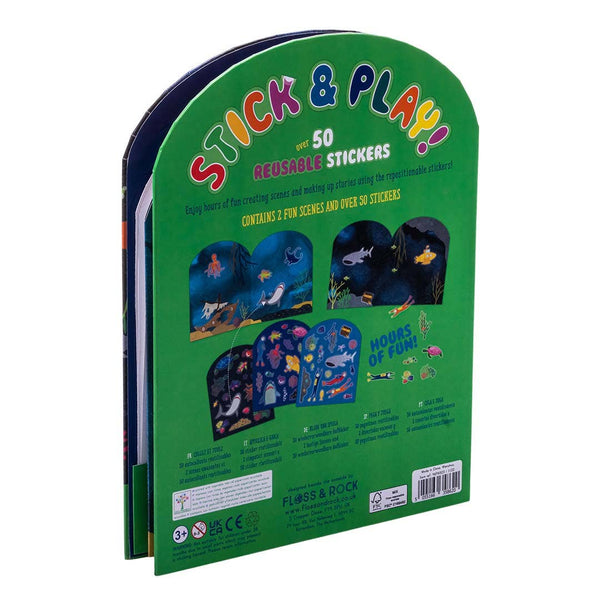 Wiederverwendbares Stickerset - Unterwasserwelt