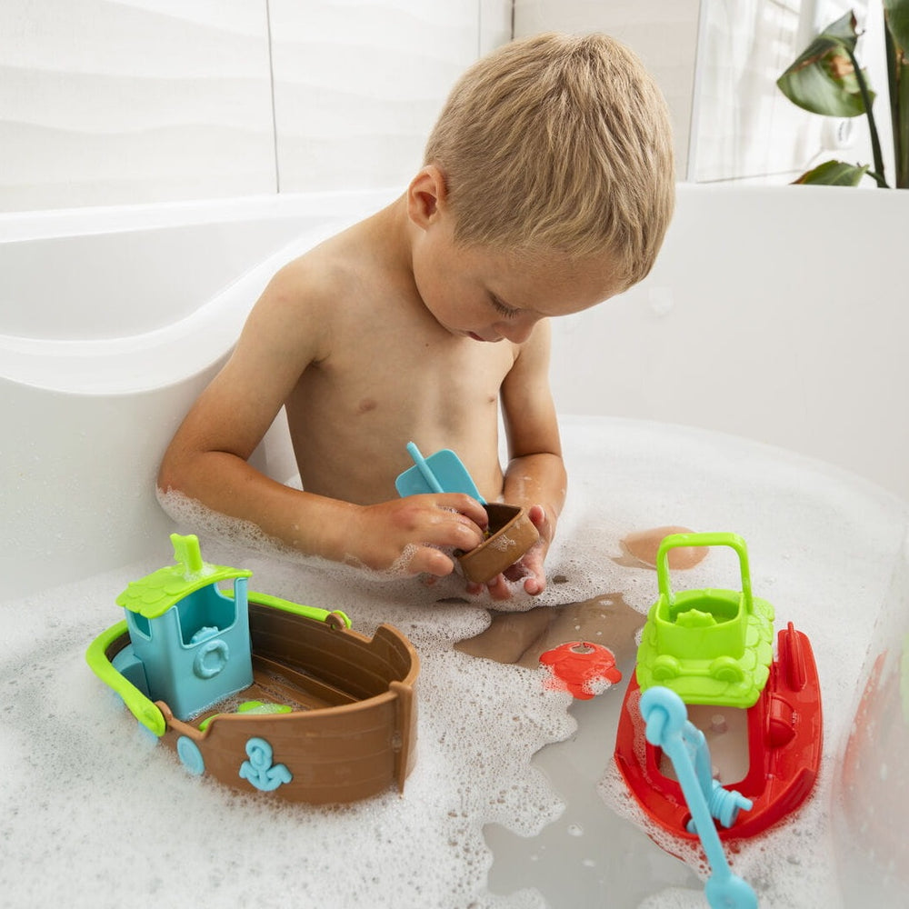 Fischerboot – 3-in-1 Badespielzeug