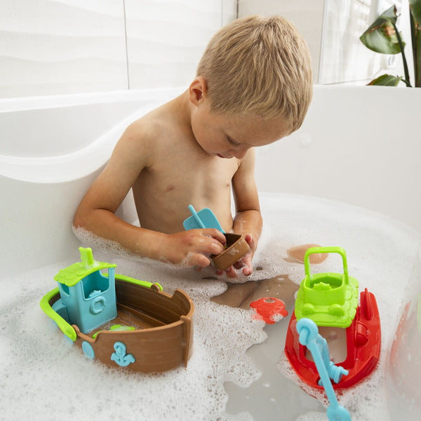 Fischerboot – 3-in-1 Badespielzeug