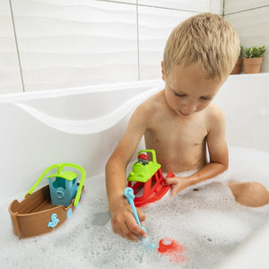 Fischerboot – 3-in-1 Badespielzeug