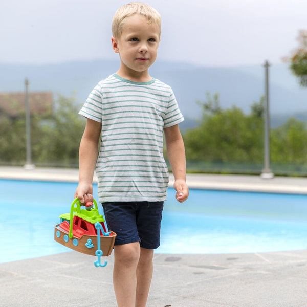 Fischerboot – 3-in-1 Badespielzeug