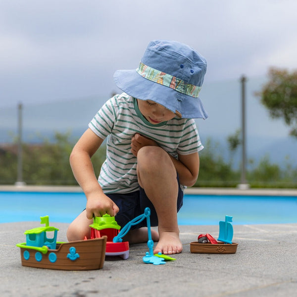 Fischerboot – 3-in-1 Badespielzeug