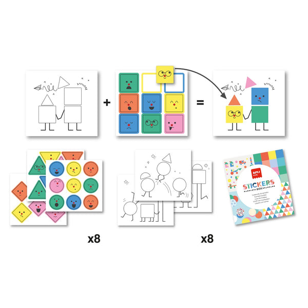 Set mit Aufklebern – Emotionen - Tublu.de