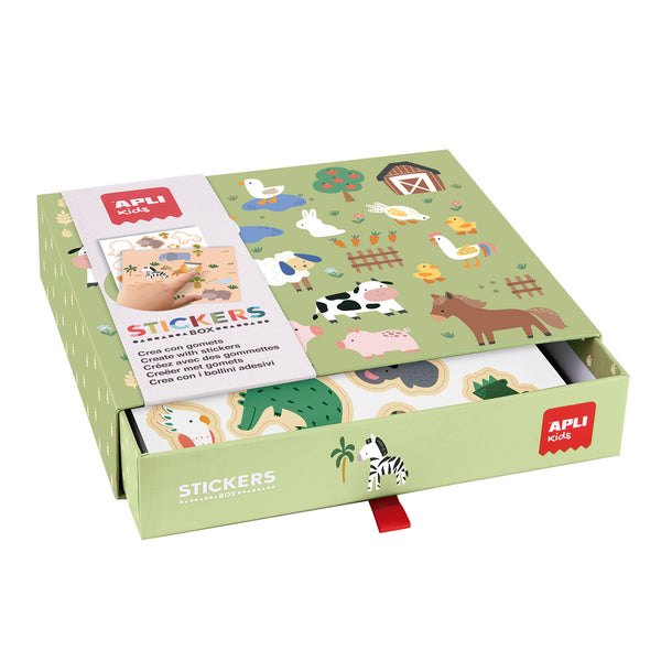 Set mit Aufklebern – Tiere und ihre Umgebung - Tublu.de