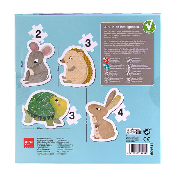 Progressive Puzzles – Tiere 2+