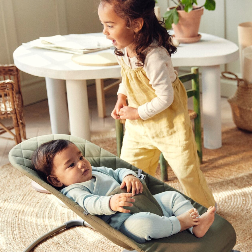 Babywippe BLISS WOVEN – Dunkelgrün