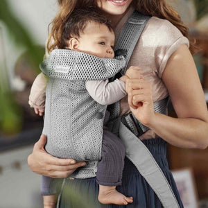 Babytrage MINI 3D Mesh – Grau