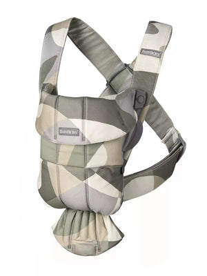 Babytrage MINI Cotton – Khaki/Green Print