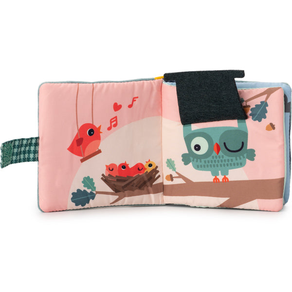 Weiches multifunktionales Mini-Buch mit Silikon-Beißring – Smok Joe 6 m+