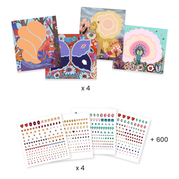 Kunstset mit Steinen – Pfau - Tublu.de