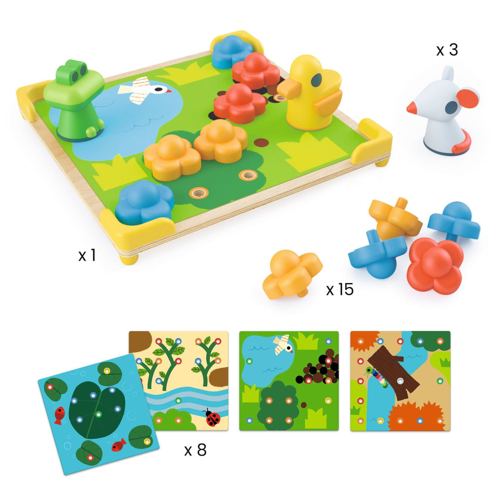 Mozaika Ducky&Co Djeco - Kolorowe obrazki - Tublu.de