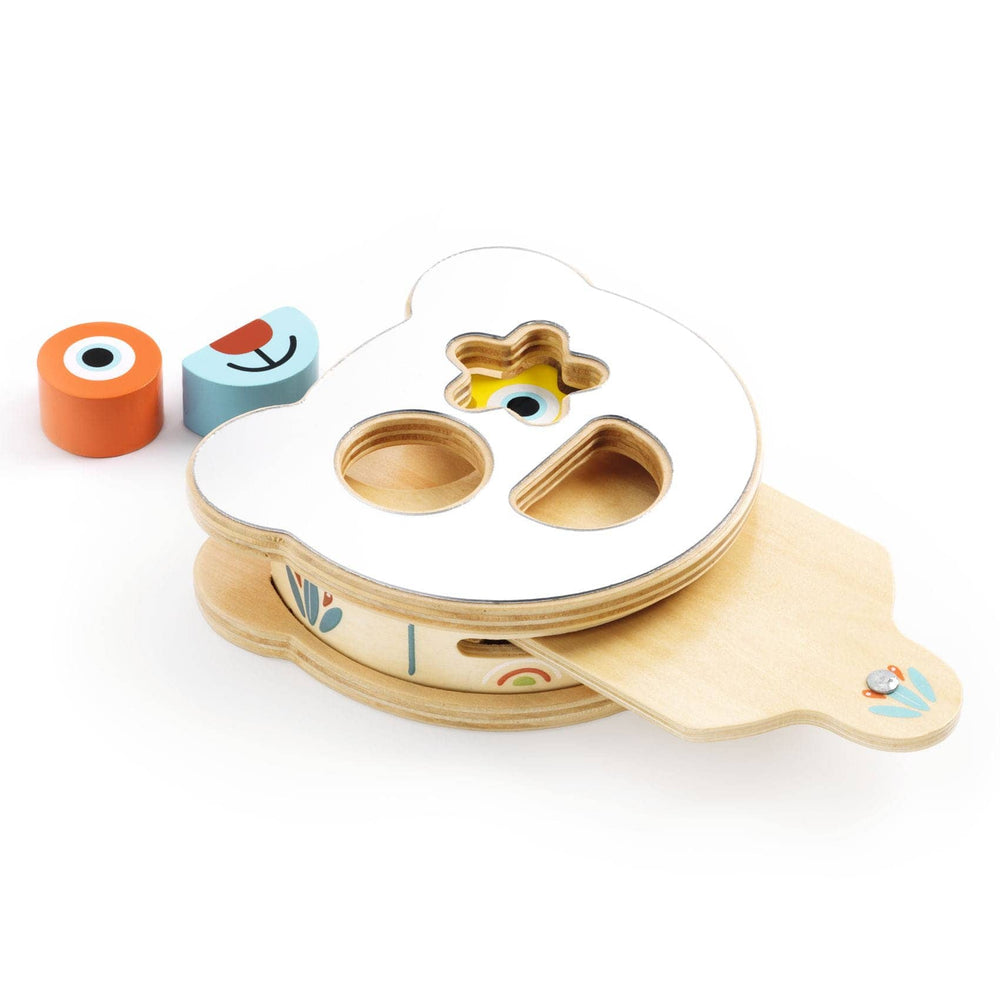 Holz-Sortierspielzeug mit Spiegel – Baby Boomi