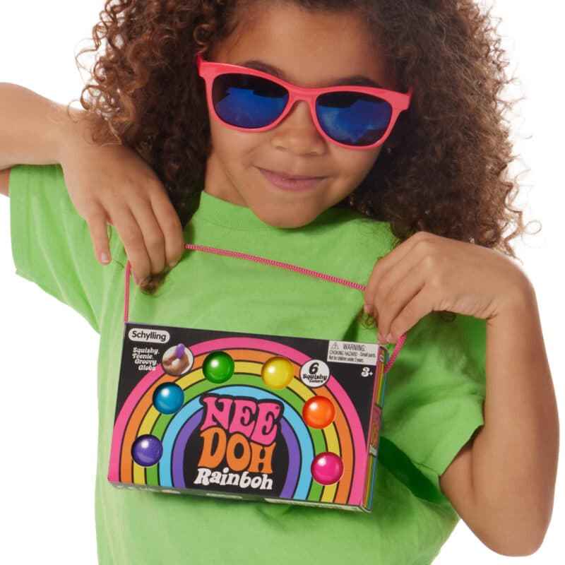 Sensorischer Knete - Rainbow Teenie Needoh 6 Stück - Tublu.de
